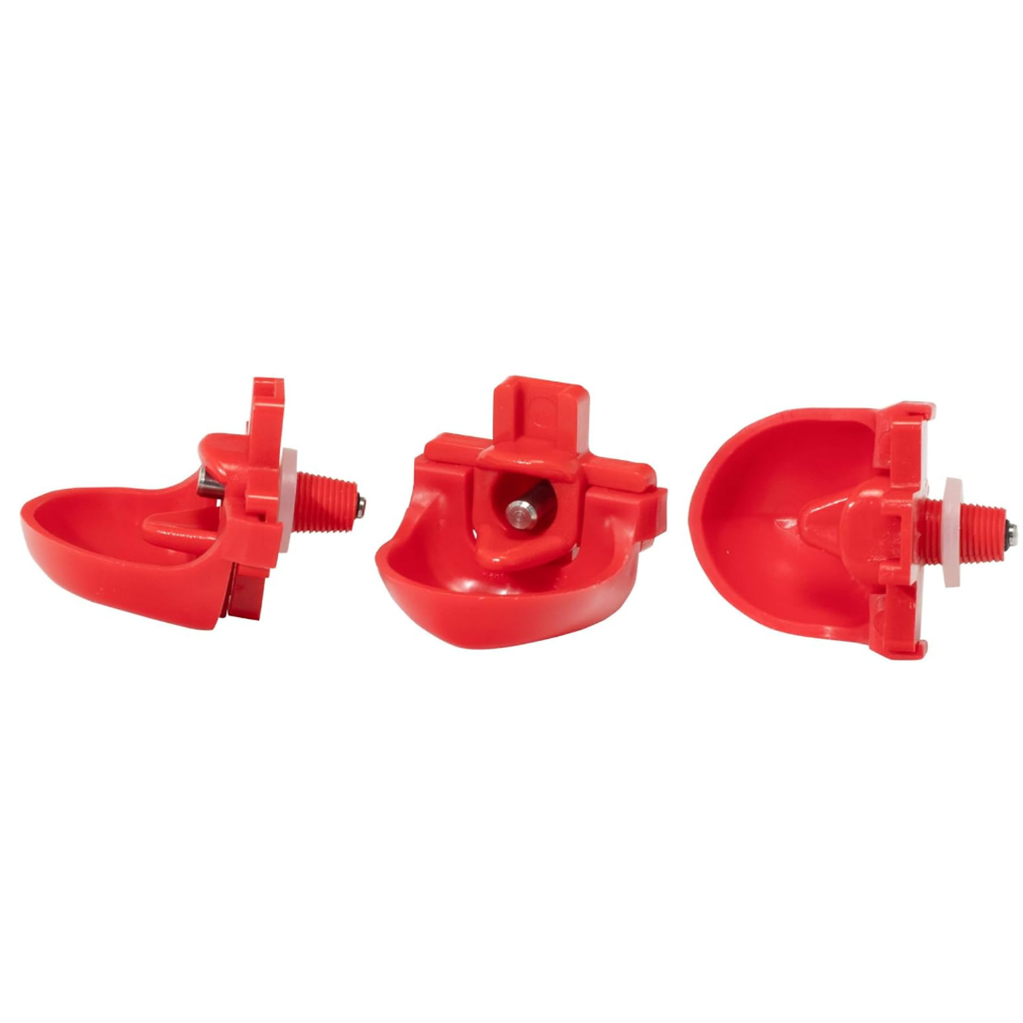 RentACoop, DIY Waterer Kit - Horizontal Nipples With Dribble Dish and installation tool, Pack of 50, Great for Chickens, Turkeys, and Poultry,  Model# RD-50NP-PACK
